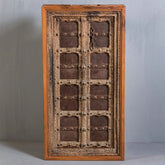 Hand carved Furniture Vintage Door Style Solid Wood Coffee Table